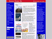 Tablet Screenshot of economic-evolution.net